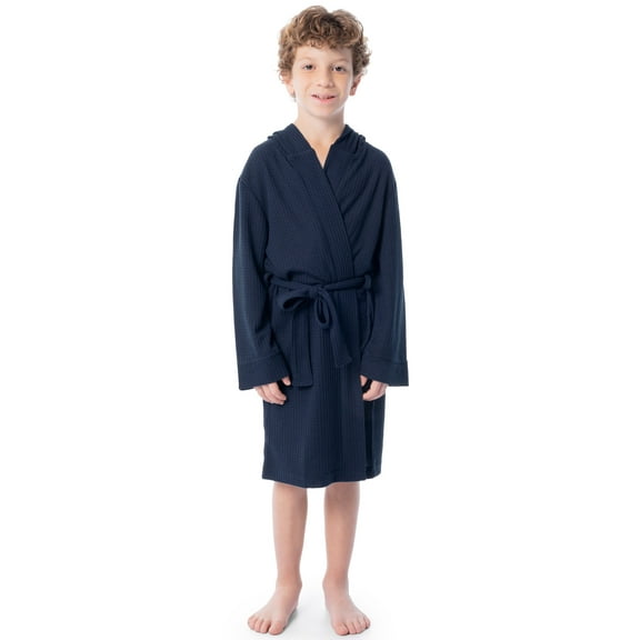 Fruit of the Loom Boy's and Girl's Classic Core Sleep Waffle Robe, Sizes 4/5 -14/16