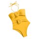 thumbnail image 2 of Trajes de baño de una pieza para mujer, bikini de moda de color liso con cordón y tirantes de rosas huecas, traje de baño para mujer, trajes de baño para mujer, moda de playa para mujer, 2 of 9
