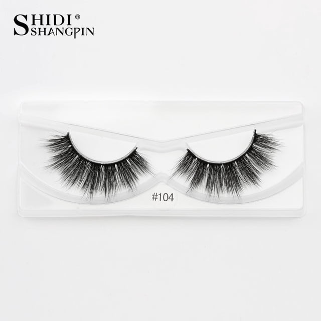 SHIDISHANGPIN 1 Par pestañas postizas maquillaje grueso y suave 3d pestañas Mink Gao Jiahui unisex