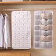 thumbnail image 3 of TUOBARR Non-woven Double-sided Storage Bag Washable Wardrobe Multi-pocket Bra Hanging Bag Door Rear Socks Storage Bag, 3 of 5
