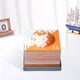 thumbnail image 1 of Gran calendario de escritorio 2022 de notas 3D símbolo diario Nota de notas Papel Escultura de bricolaje , Naranja Macarena calendario de la tierra, 1 of 7