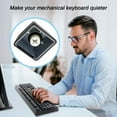 thumbnail image 2 of Velocifire 120pcs/pack Rubber O-Ring Keyboard Switch Dampers dampener, Sound Reducers Make Your Mechanical Keyboard Quieter. Compatible for Cherry MX, Kailh, and Outemu Switches(Black), 2 of 7