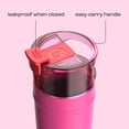 thumbnail image 5 of Bubba Water Bottle, 24 Oz, Stainless Steel, Vacuum Insulated Leakproof, DualSip 2-Way Lid, Flora Aura, 5 of 10
