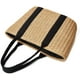 thumbnail image 3 of Bolsos de paja para mujer, bolso de mano grande para playa de verano, bolso de hombro tipo bandolera tejido a mano MFZFUKR WMZL-1658-1, 3 of 6