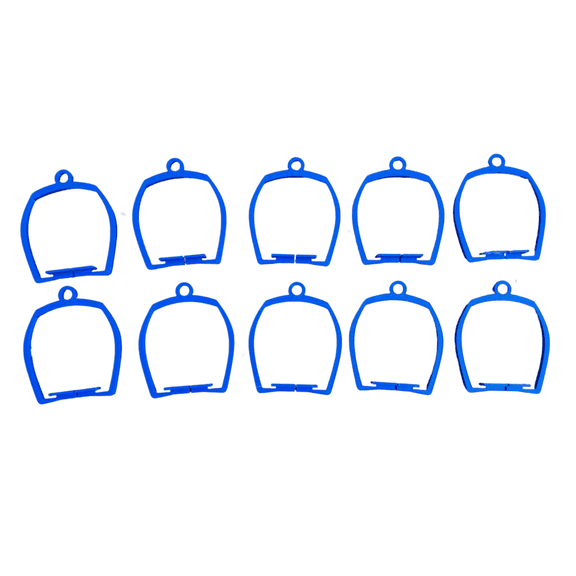 10 Hot Wheels and Matchbox Compatible Suspension Bridge Pieces Lot Of 10 Blue Durable NEW