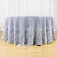thumbnail image 4 of Premium Lace Round Tablecloth Table Linens - Wedding Reception Party Home Dining Wholesale Decorations, 4 of 8