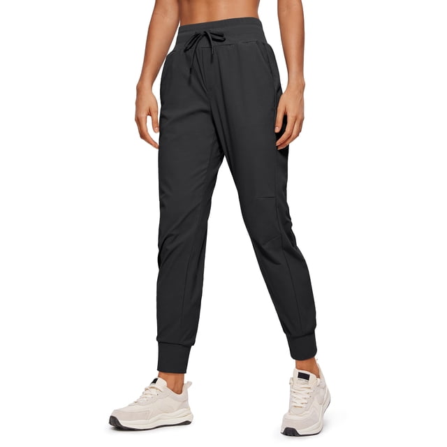 Pantalones deportivos CRZ YOGA de cintura alta para mujer, color gris