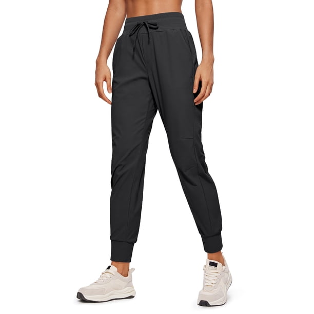 Pantalones deportivos CRZ YOGA de cintura alta para mujer, color gris