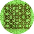 thumbnail image 1 of Ahgly Company Indoor Round Oriental Green Traditional Area Rugs, 8' Round, 1 of 4