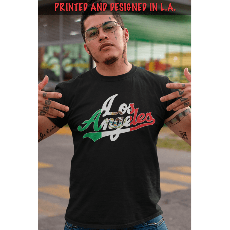Los Angeles Letters Mens Graphic Shirt, California Baseball T-Shirt, S-3XL