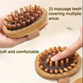 thumbnail image 5 of Massage Tools & - Head Massage Brush Wooden Relaxation Massager for Stress and Enhanced Circulation Body Scrubber with Durable Handle, 5 of 8