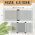 thumbnail image 2 of 4 Pcs Expandable Window Screen Adjustable Sliding Window Screen Mesh with Aluminum Frame for Home House (21''-38.6'' W X 15'' H), 2 of 6
