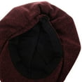 thumbnail image 4 of WITHMOONS Newsboy Hat Wool Felt Simple Gatsby Ivy Cap SL3525 (Red), 4 of 4