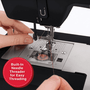 SINGER Heavy Duty 4432 High-Speed Black Sewing Machine with Accessory Kit | Strong Motor with Enhanced Piercing Power, 110 Stitch Applications, Full Metal frame, 1-step Buttonhole & LED Light