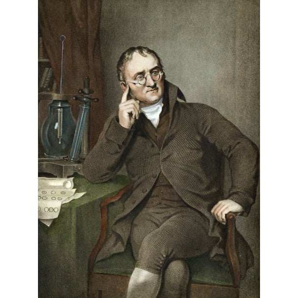 John Dalton (1766-1844). /Nenglish Chemist And Physicist. Line Engraving, 19Th Century. Poster ... John Dalton (1766-1844). /Nenglish Chemist And Physicist. Line Engraving, 19Th Century. Poster ...