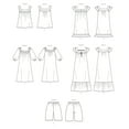 thumbnail image 6 of Butterick Sewing Pattern B6883 - Misses' Top, Nightgowns and Shorts, Size: ZZ (L-XL-XXL), 6 of 7