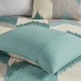 thumbnail image 4 of Gracie Mills Heise 3-Piece Modern Ikat Chevron Duvet Cover Set - GRACE-5160, 4 of 5