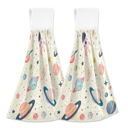 

2 Bathroom Towels Kitchen Towels 18.2x14In Velcro Hand Wipes Dish Cloths & Dish Towels Washroom Towels Face Towel Hand Wipes Lovely Planet
