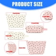 thumbnail image 5 of Yokua 2Pcs Cosmetic Bag,Travel Makeup Bag Set,Corduroy Make Up Purse with Zipper, 5 of 11