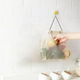 thumbnail image 2 of (Clearance) pdqouc Hanging Storage Mesh Bags Reusable Fruit and Vegetable Mesh Bags, Kitchen Tote Bags Vegetables Fruits Storage Net Bag Breathable Reusable Grocery Bags for Onions,Garlics,Potatoes, 2 of 5