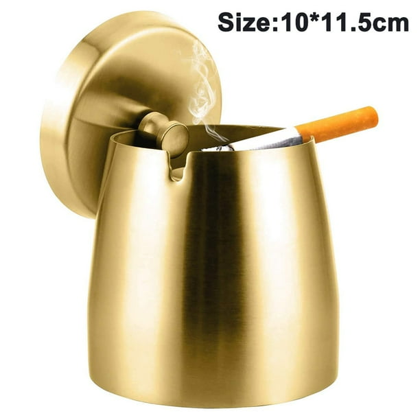Windproof Ashtray For Cigarettes Outdoor Ashtrays Patio Beautiful Tabletop Smoke Stainless Steel Home Office Com Cigarettes Outdoor Ashtrays, Outdoor Ashtray For Home