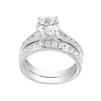 925 Sterling Silver Promise Rings for Her Wedding Ring Set Make Great Girlfriend Gifts