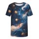 thumbnail image 3 of Tops para hombre, blusas y camisas de manga corta con cuello redondo para hombre, jersey informal de moda con estampado de cuello redondo para hombre, pantalones cortos deportivos para fitness, blusa, 3 of 5