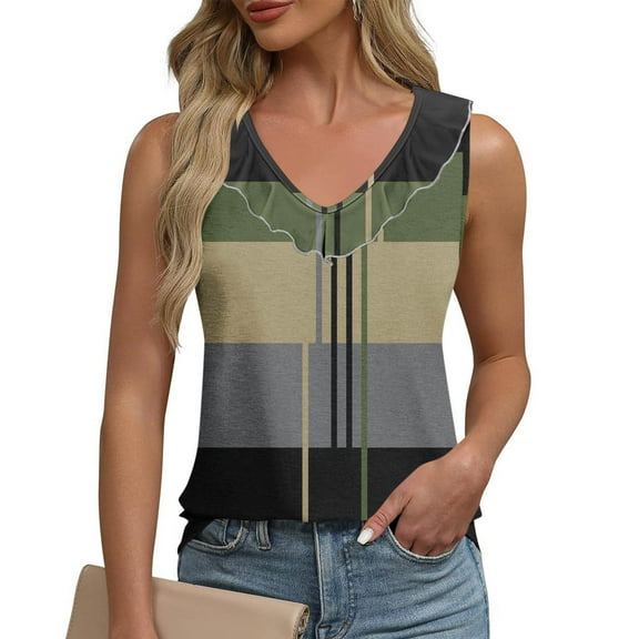 Levmjia Women Sleeveless Tank Tops Summer Casual Cotton Stretch Round Neck Cami for Daily Wear Workout Street Style Comfortable Soft Breathable Fashion Basic Tee