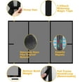 thumbnail image 2 of Magnetic Garage Screen Door for 1 Car Garage Doors 9x7FT- Reinforced Self Sealing Fiberglass Mesh Door, High Energy Magnets, Hands Free Door Screen with Closure Weighted Bottom, Black, 2 of 4