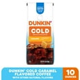 thumbnail image 2 of Dunkin’ Cold Caramel Flavored Ground Coffee, 10 oz Bag, 2 of 15