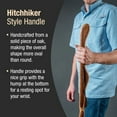 thumbnail image 4 of Brazos Handcrafted Wood Walking Stick, Twisted Oak, Hitchhiker Style Handle, for Men & Women, , Red, 48", 4 of 8