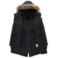 thumbnail image 3 of ZSHOW Boy's Puffer Jacket Warm Winter Jacket Quilted Outerwear Coat Black 10/12, 3 of 6
