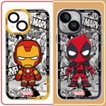thumbnail image 5 of Cartoon Marvel Groot Spiderman Cover Phone Case for iPhone 8 15 Plus 14 Pro 12 Mini XR SE X XS 13 Pro Max 11 7 6s, 5 of 5