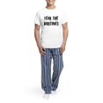 thumbnail image 5 of CafePress - Fear The Baritones Men's Light Pajamas - Men's Light Loose Fit Cotton Pajama Set, 5 of 7