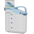 thumbnail image 1 of Juego de Recipientes Herméticos Transparentes para Almacenar Alimentos con Tapas y Vertedor, para Organizar la Despensa y Conservar Alimentos Secos en la Cocina. A, 1 of 5