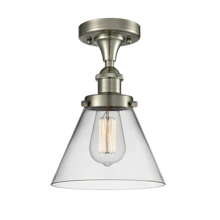 

Innovations Lighting 916-1C Large Cone Large Cone 8 Wide Semi-Flush Ceiling Fixture -