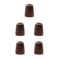 thumbnail image 2 of bedienty Knitting Rings Finger for Protection Thimble Adjustable Sewing Loop Specially-designed Crochet Tools for Home Yarn Crafts Rose Gold Ring 5Set, 2 of 6