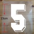 thumbnail image 5 of Números personalizados para camisetas de fútbol para equipos locales y visitantes 11-12, ropa deportiva para hombres, parches termoadhesivos, transferencia de calor, 5 of 5