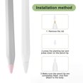 thumbnail image 2 of Silicone Writing Protection Tips Compatible with Apple Pencil 1st/2nd Gen Non -slip silent- 10Pcs, 2 of 5
