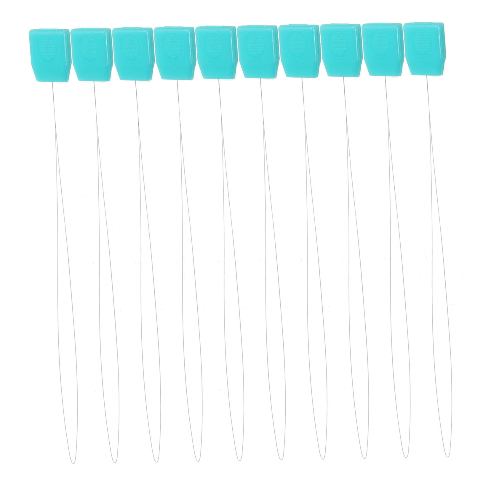 OUNONA 15-Piece Multi-Color Steel and Plastic Needle Threaders for Hand Sewing and Crafting