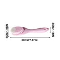 thumbnail image 3 of Small Brushes for Cleaning, Stiff Bristle Scrub Brushes with Long Handle for Kitchen, Bathroom, and Tile Floors, Ideal for Gaps, Crevices, and Window Tracks, 3 of 5