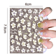 thumbnail image 2 of Adhesivo para uñas 5d, exquisitos suministros para uñas en relieve, decoración autoadhesiva para uñas, diseño de tallado de flores, uñas acrílicas, 2 of 5