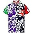 thumbnail image 3 of V.H.O. Funky Hawaiian Shirt, Shortsleeve, Mondy Hibiscus, Multicoloured, L, 3 of 4