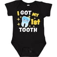 thumbnail image 3 of Inktastic I Got My 1st Tooth with Cute Tooth Baby Boys or Girls Baby Bodysuit, 3 of 5