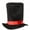 G, variant on Stylish Snowman Accent Top Hat Christmas Party Hat for Gentlemen Festival Holiday Accessory with Decorative Ribbon