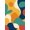 Yellow, Pattern 4, variant on ODIKA 4'x6' Beige Green Elegance with Delicate Floral Washable Area Rug Graceful Nature-Inspired Design for Modern Homes for Home Office, Under Desk, Non-Slip Chair-Friendly, Flatwoven