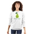thumbnail image 3 of Cute Kawaii Perfect Pear Matching Set Sweatshirt for Men or Women Brisco Brands L, 3 of 7