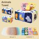 thumbnail image 3 of Juguetes De Caja De Pañuelos Pull Tissues Actividades Juguetes 8 Bufandas El mejor regalo para bebés pequeños (Animal), 3 of 8