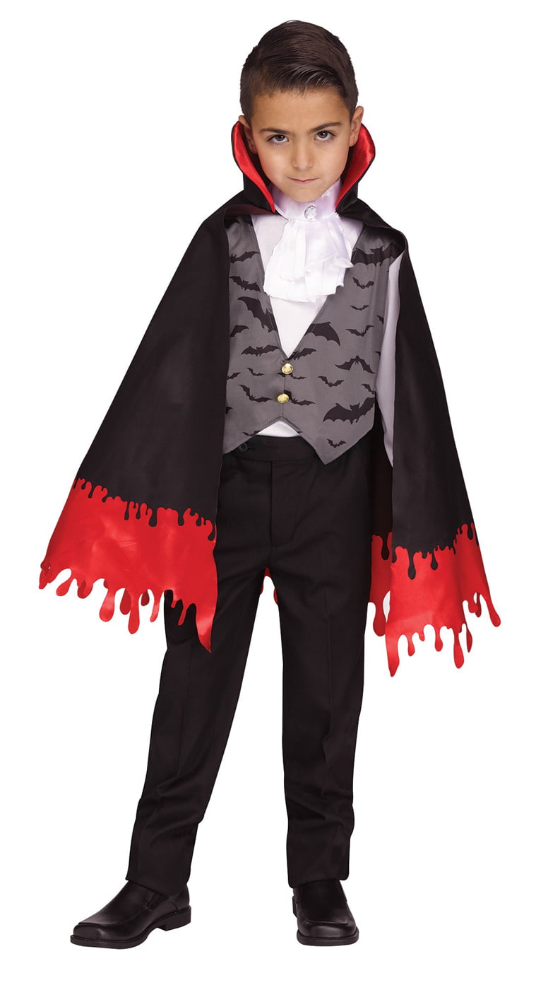 Count Crypt Boys Child Dracula Vampire Halloween Costume - Walmart.com ...
