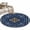 DarkBlue, variant on Boho Navy Blue Brown Round Area Rug 4Ft Washable Circle Rugs for Bedroom Dining Room, Ethnic Southwest Abstract Geometric Non-Slip Carpet Floor Mats Indoor Outdoor Carpet Runner Aesthetic Home Decor